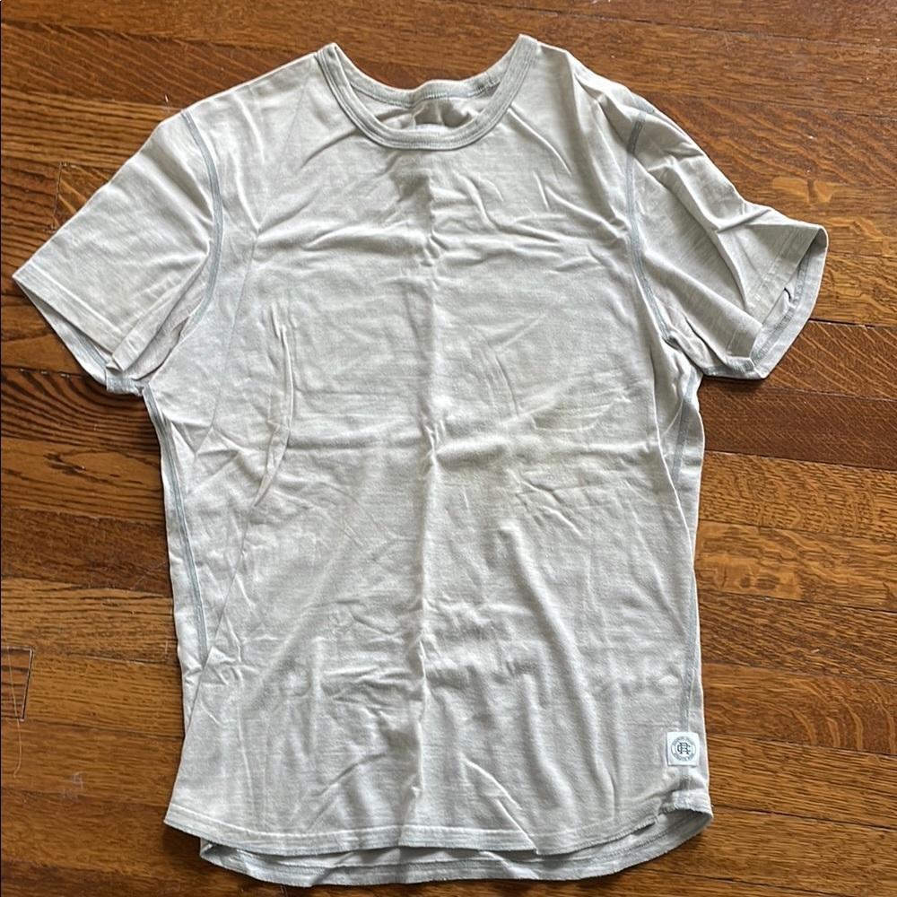 Reigning Champ Gray Short Sleeve Tee Classic Comfort